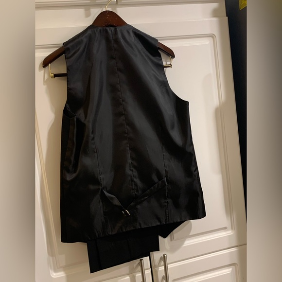 NWOT ROSSI MAN LUXURY BLACK SIZE 34S 3PC SUIT - Picture 5 of 13